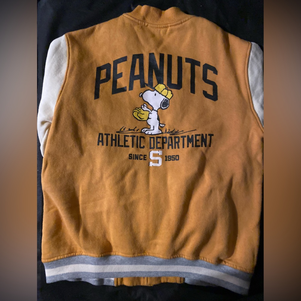 Zara Kids Peanuts Snoopy Bomber Jacket